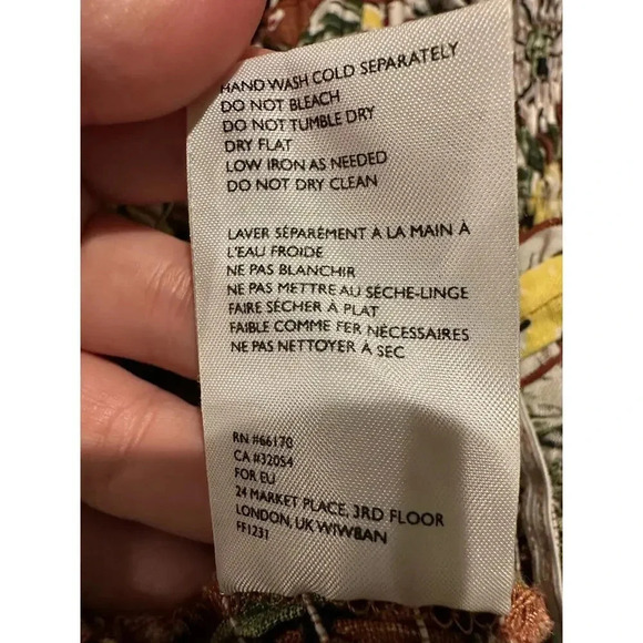 NWOT Faithful The Brand Floral Dress 100% Linen | Size 4 - Picture 7 of 7